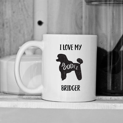 Personalized Dog Silhouette Mugs -  - Qualtry