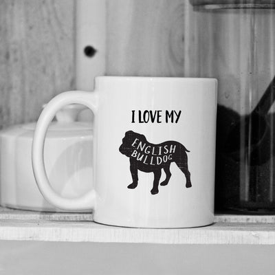Personalized Dog Silhouette Mugs -  - Qualtry