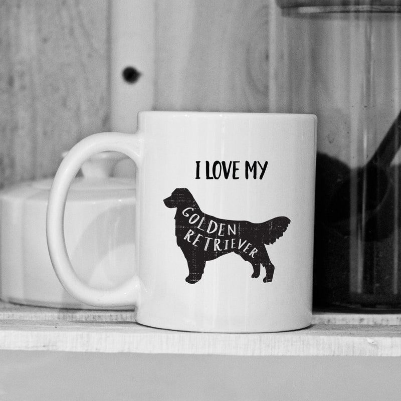 Personalized Dog Silhouette Mugs -  - Qualtry