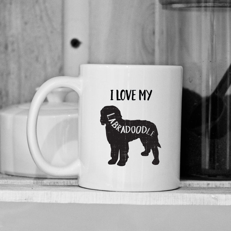 Personalized Dog Silhouette Mugs -  - Qualtry