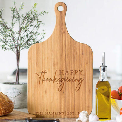 Personalized Extra Large Holiday Handled Serving Boards -  - Qualtry