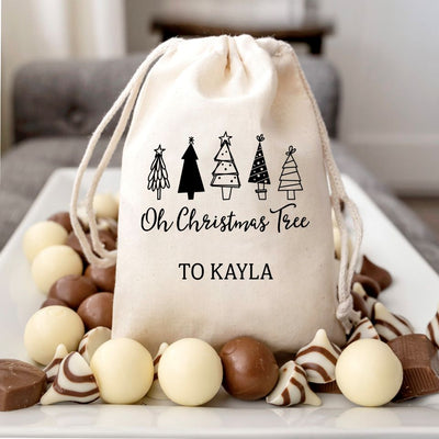 Personalized Small Holiday Gift Bags -  - Qualtry