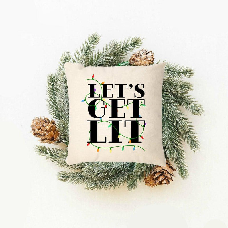 Funny Christmas Throw Pillow Covers -  - JDS