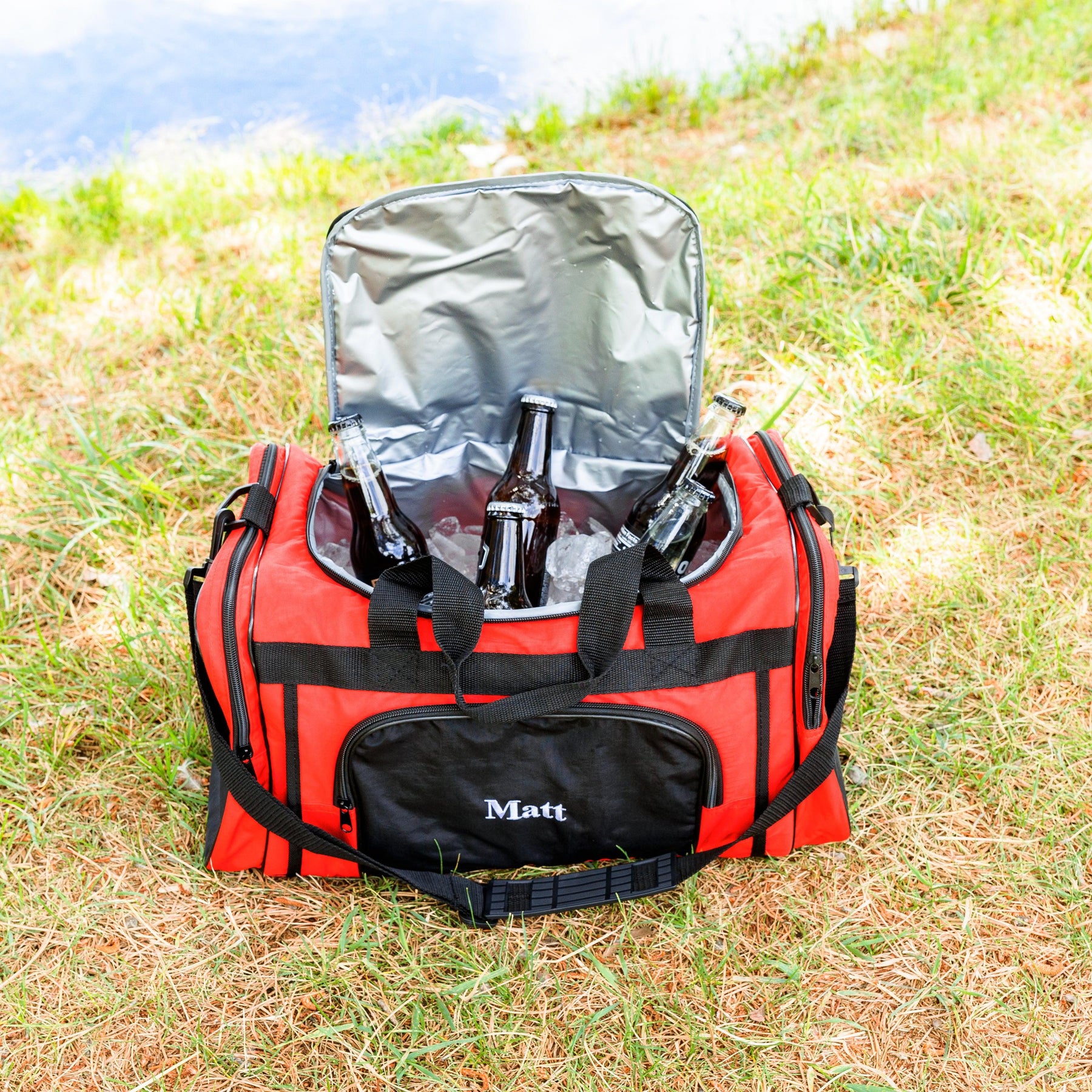 Duffle bag with cooler compartment hot sale