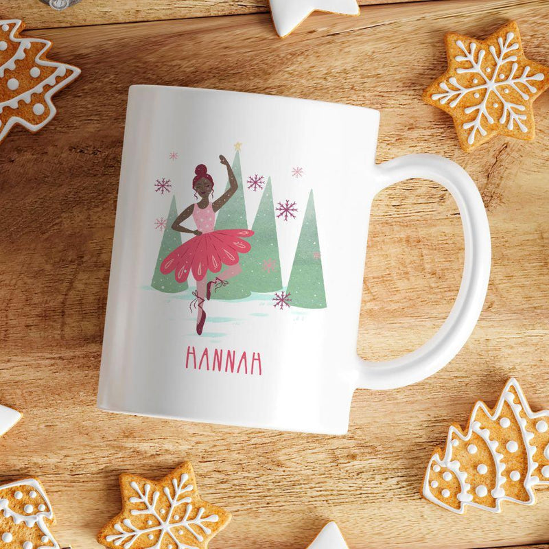 Personalized Girls Christmas Mugs -