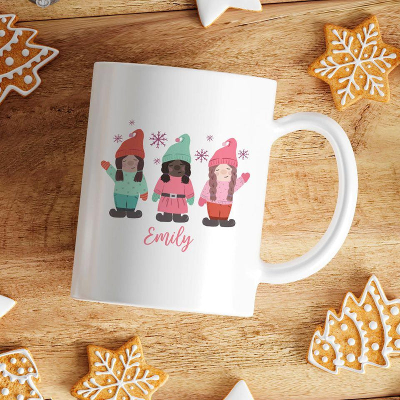 Personalized Girls Christmas Mugs -