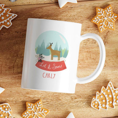Personalized Girls Christmas Mugs -