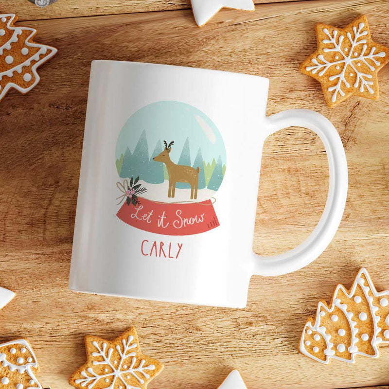 Personalized Girls Christmas Mugs -