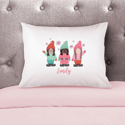 Personalized Girls Christmas Pillowcases -  - Wingpress Designs