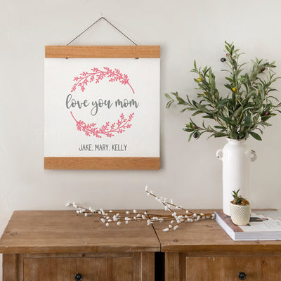 Personalized Mother's Day Hanging Canvas Prints -  - JDS