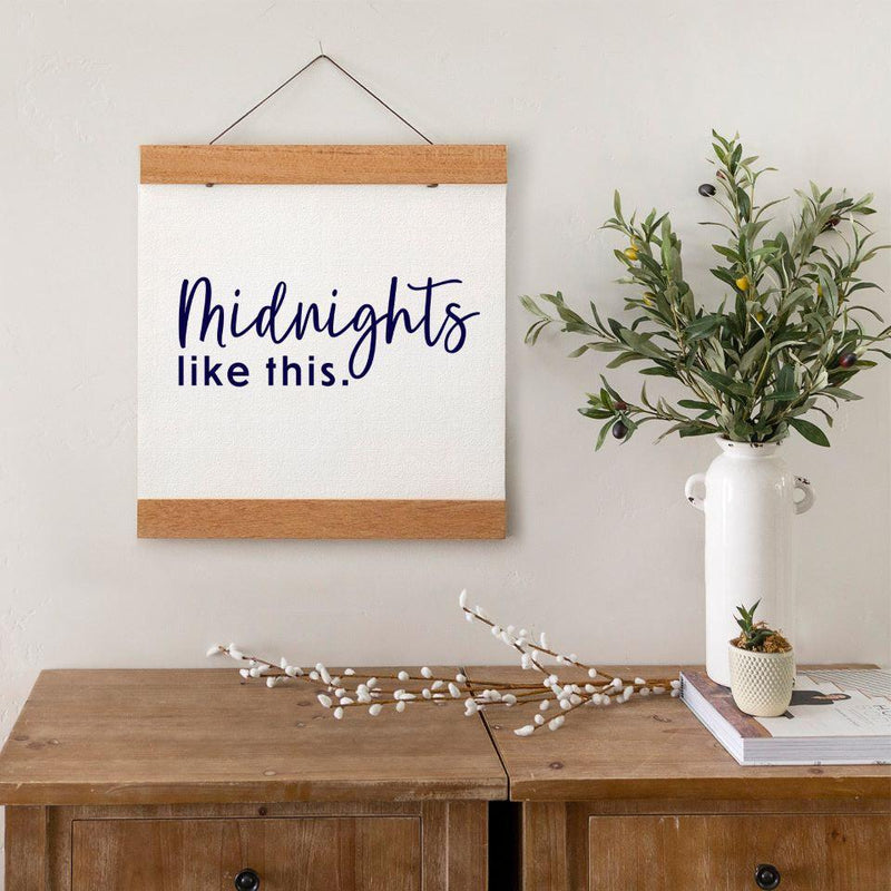 Personalized Midnights Hanging Canvas Prints -  - Qualtry