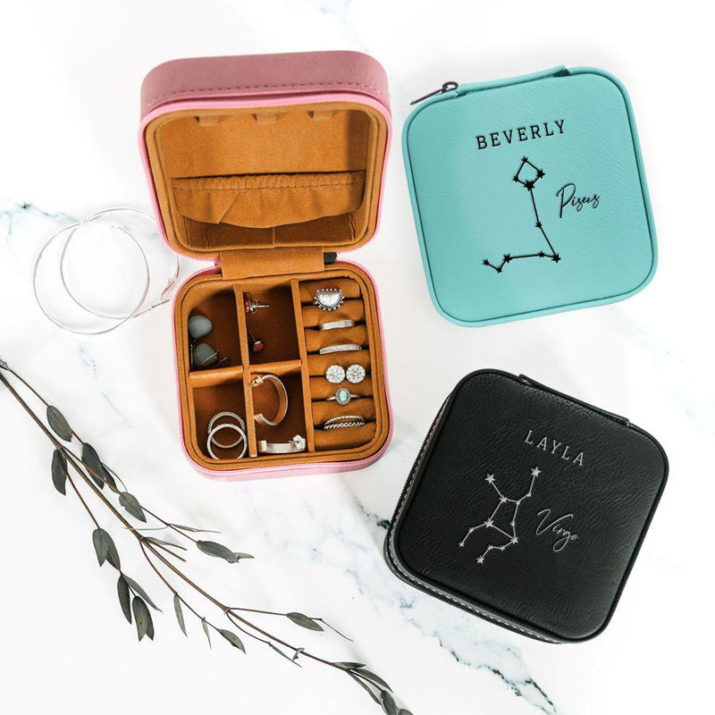 Personalized Astrology Zodiac Sign Jewelry Boxes -  - Completeful