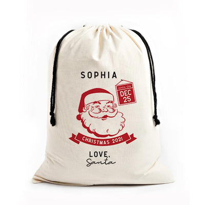Personalized Christmas Jumbo Santa Gift Bags -  - Qualtry
