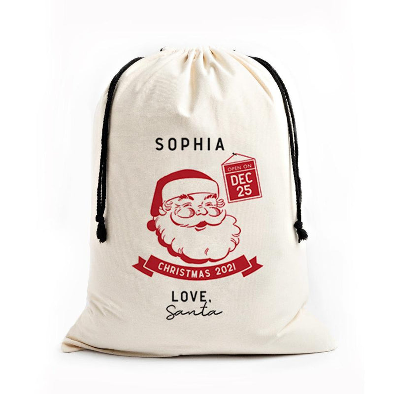 Personalized Christmas Jumbo Santa Gift Bags -  - Qualtry