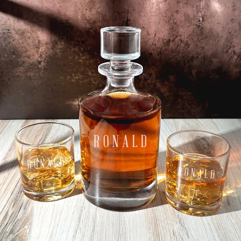 Personalized Kingsport Decanter Set - Modern Designs -  - Lazerworx