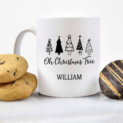 Personalized Merry Christmas Mugs -  - Qualtry