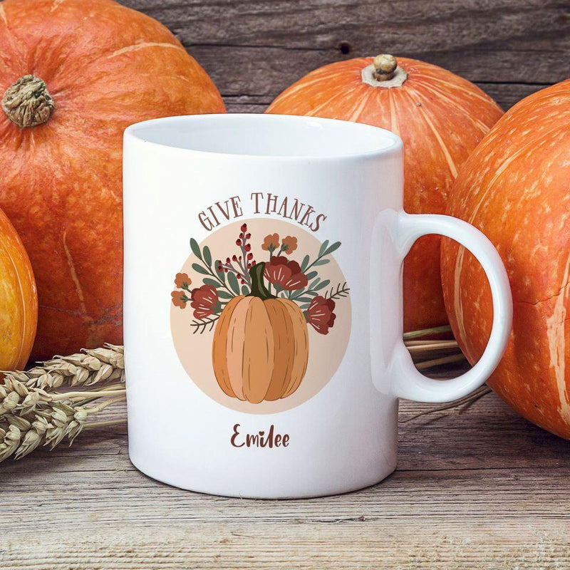 Personalized Thanksgiving Mugs -  - Qualtry