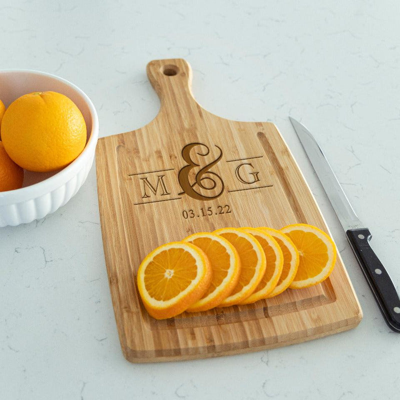 Personalized Hanging Handled Cutting Board with Juice Grooves -  - Qualtry