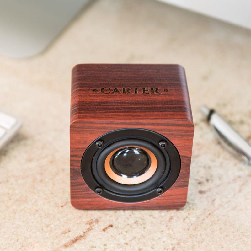 Personalized Wood Bluetooth Speakers -  - Qualtry