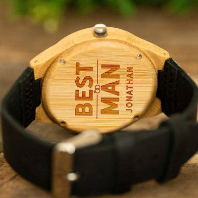 Groomsmen Personalized Wood Watches -  - JDS