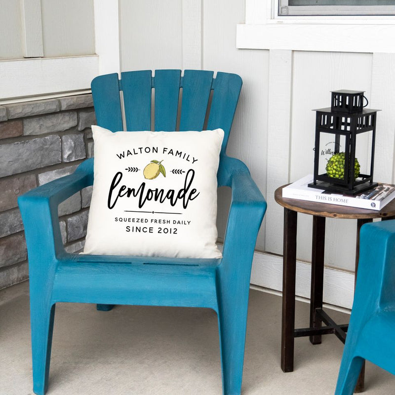 Personalized Porch Throw Pillow Covers -  - Qualtry
