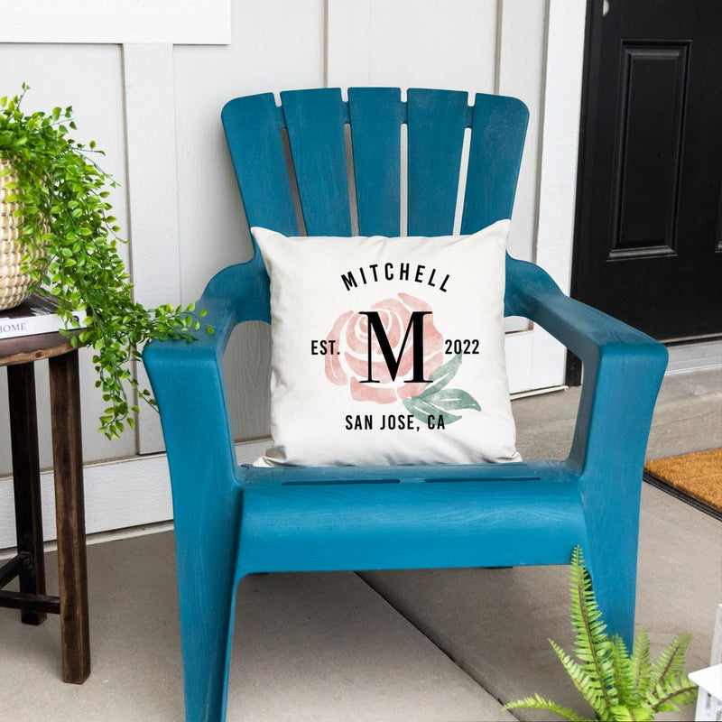 Personalized Porch Throw Pillow Covers -  - Qualtry