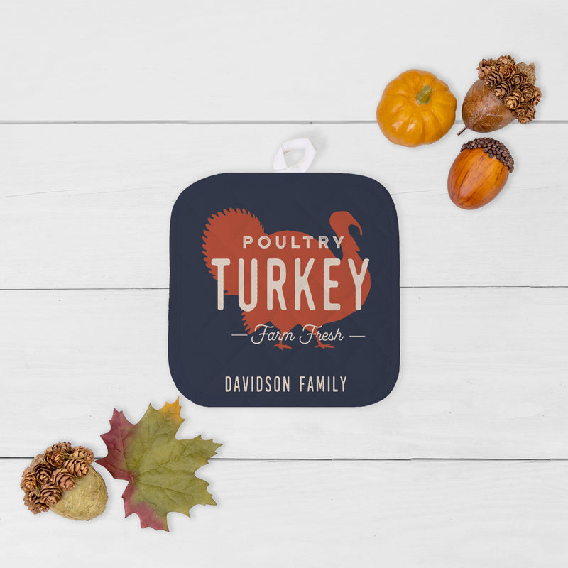 Personalized Thanksgiving Hot Pads -  - JDS