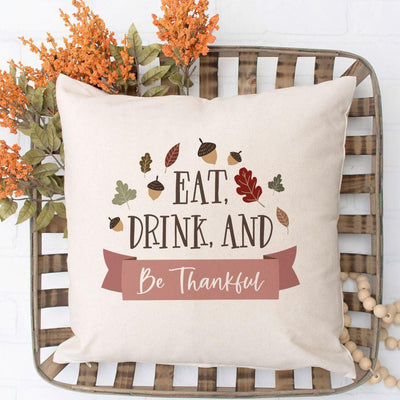 Personalized Thanksgiving Throw Pillow Covers -  - Qualtry