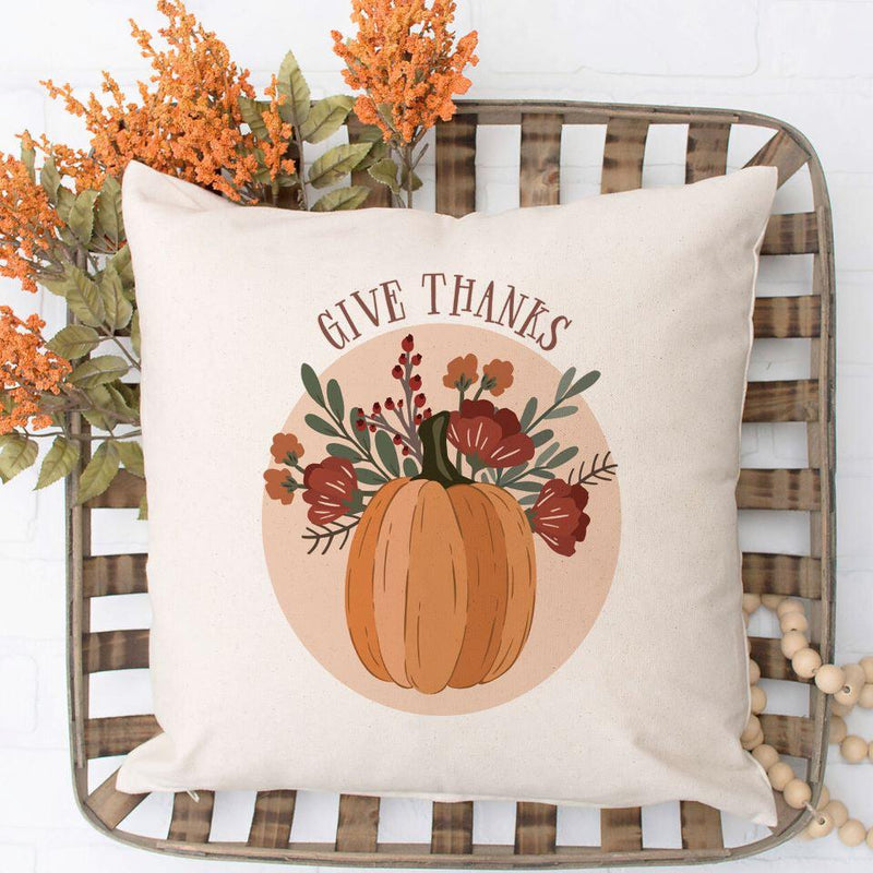 Personalized Thanksgiving Throw Pillow Covers -  - Qualtry