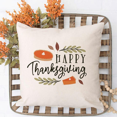 Personalized Thanksgiving Throw Pillow Covers -  - Qualtry
