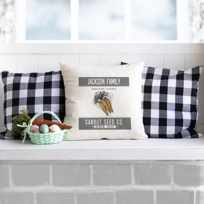 Personalized Vintage Farmhouse Easter Throw Pillow Covers -  - JDS