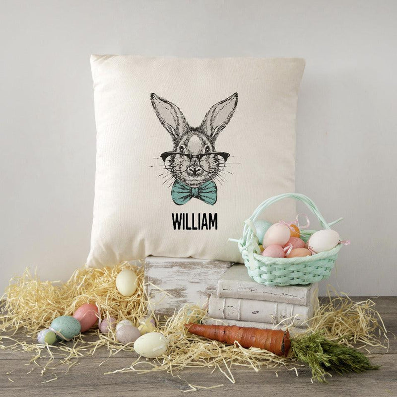 Personalized Vintage Farmhouse Easter Throw Pillow Covers -  - JDS