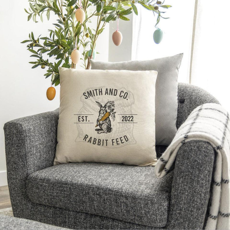 Personalized Vintage Farmhouse Easter Throw Pillow Covers -  - JDS