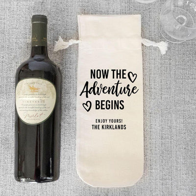 Personalized Wedding Wine Gift Bags -  - Qualtry