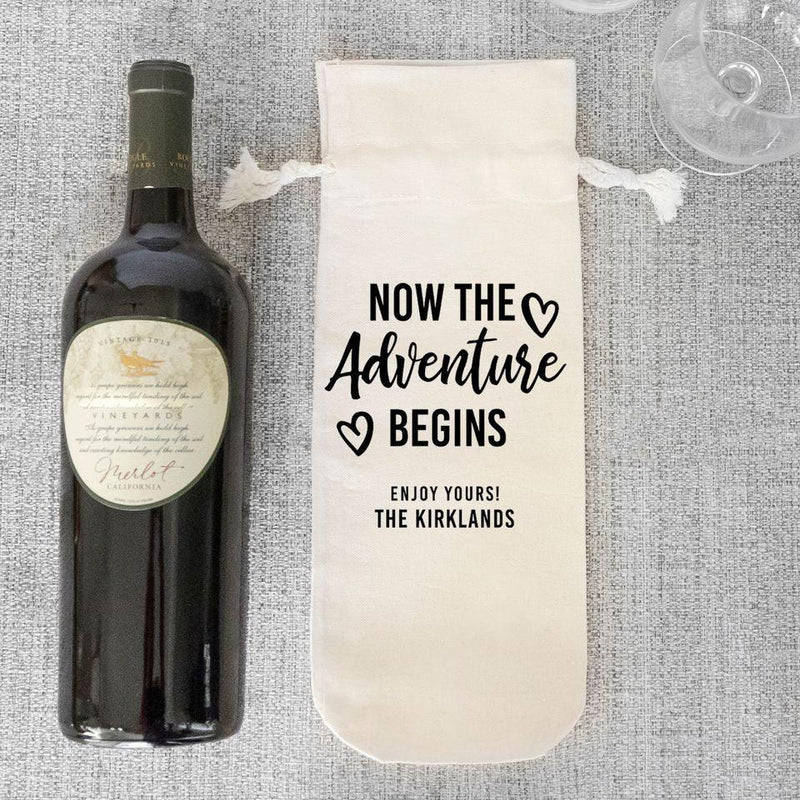 Personalized Wedding Wine Gift Bags -  - Qualtry