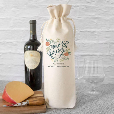 Personalized Wedding Wine Gift Bags -  - Qualtry