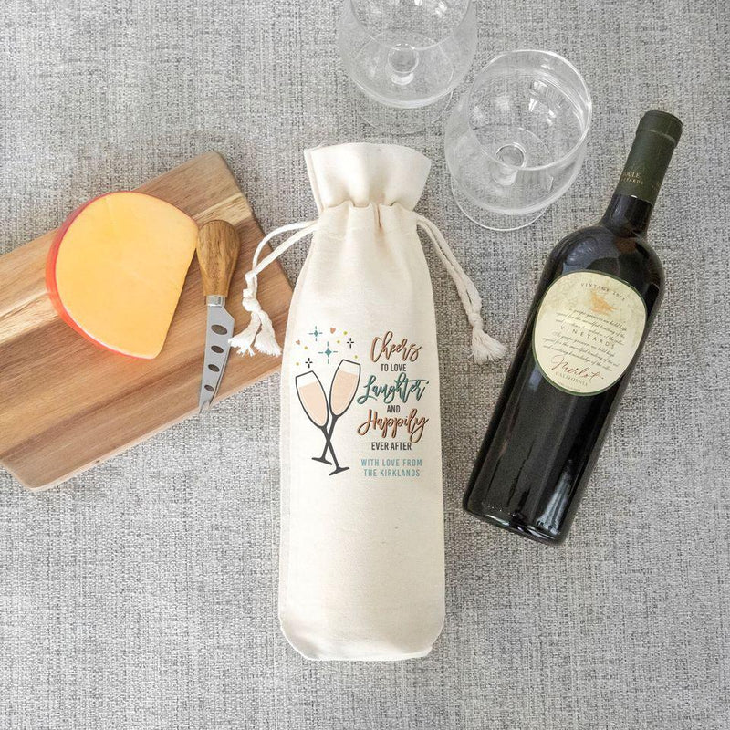 Personalized Wedding Wine Gift Bags -  - Qualtry