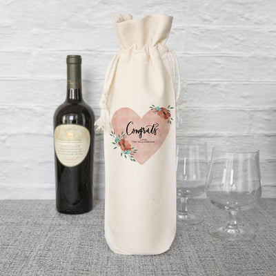 Personalized Wedding Wine Gift Bags -  - Qualtry