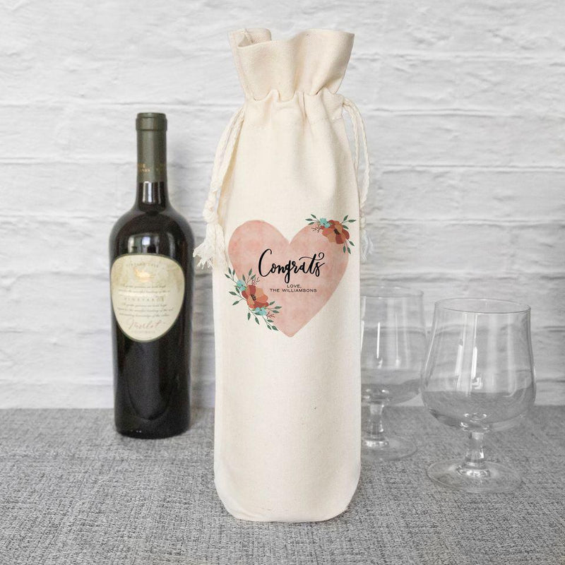 Personalized Wedding Wine Gift Bags -  - Qualtry
