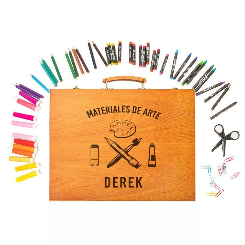 Personalized Spanish Collection Art Set - Set de Arte Personalizado para Niños -  - Lazerworx