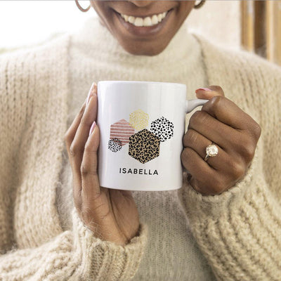 Personalized Animal Print Mugs -  - Qualtry