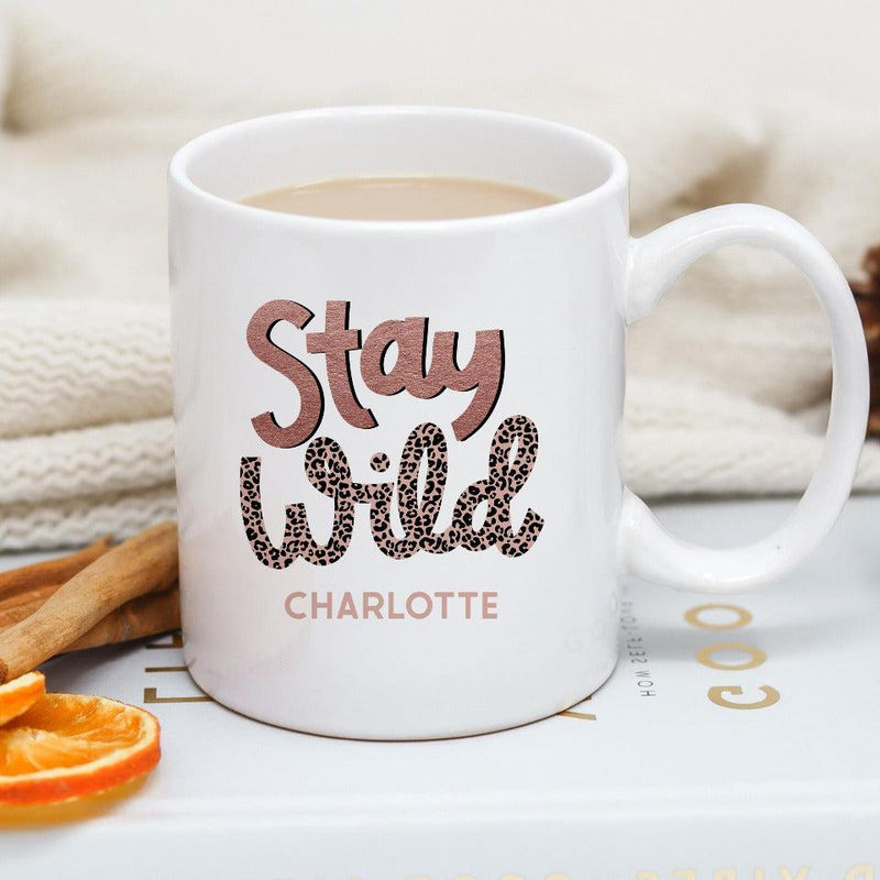 Personalized Animal Print Mugs -  - Qualtry