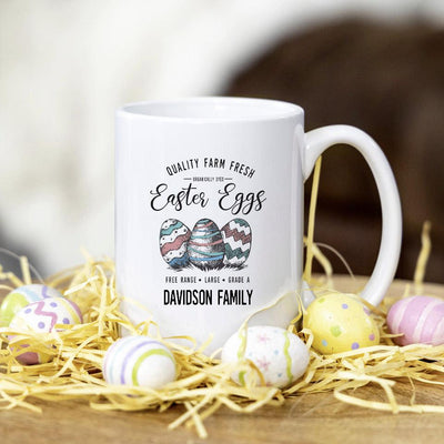 Personalized Vintage Farmhouse Easter Mugs -  - Completeful