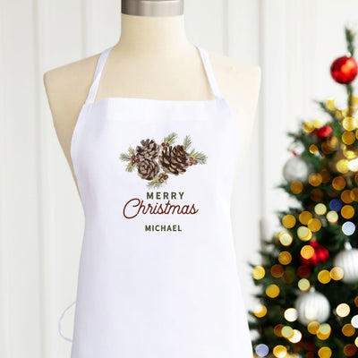 Personalized Woodland Christmas Aprons -  - Qualtry