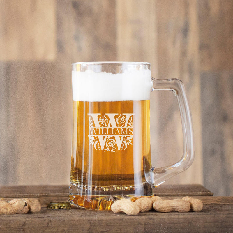 Personalized 12 oz. Sports Beer Mugs -  - JDS