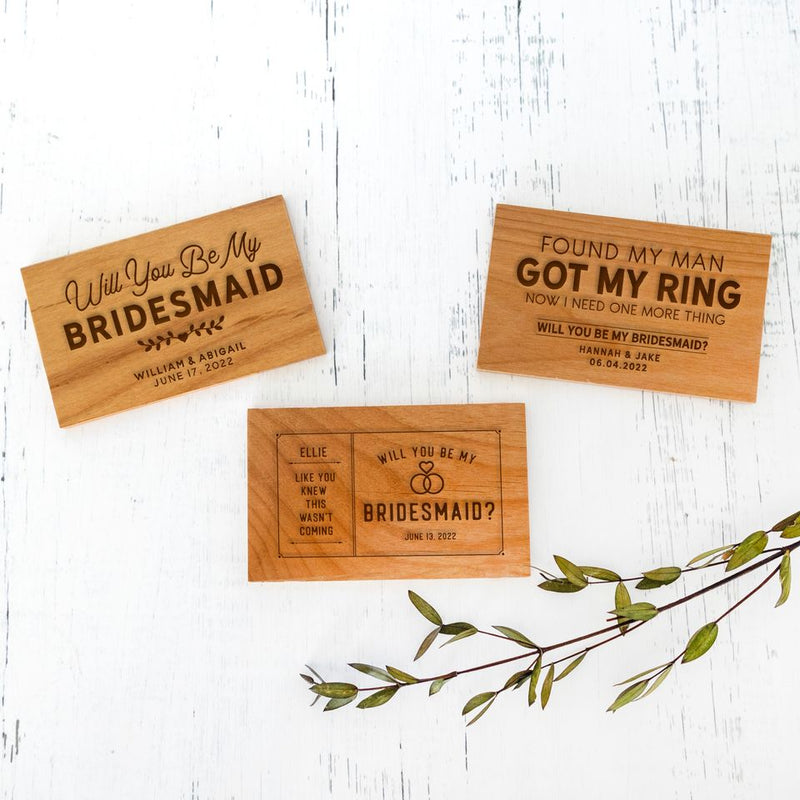 Personalized Bridesmaid Proposal Cards -  - JDS