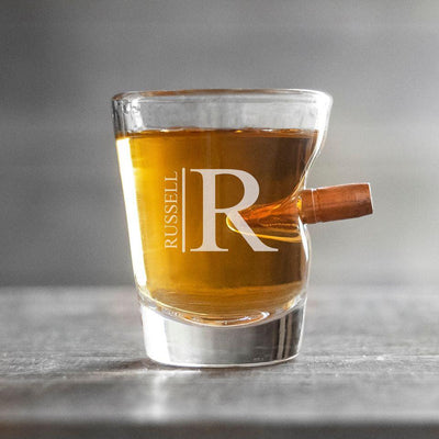 Personalized Bullet Shot Glass -  - JDS