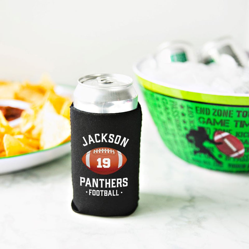 Personalized Football Koozies -  - Wingpress Designs