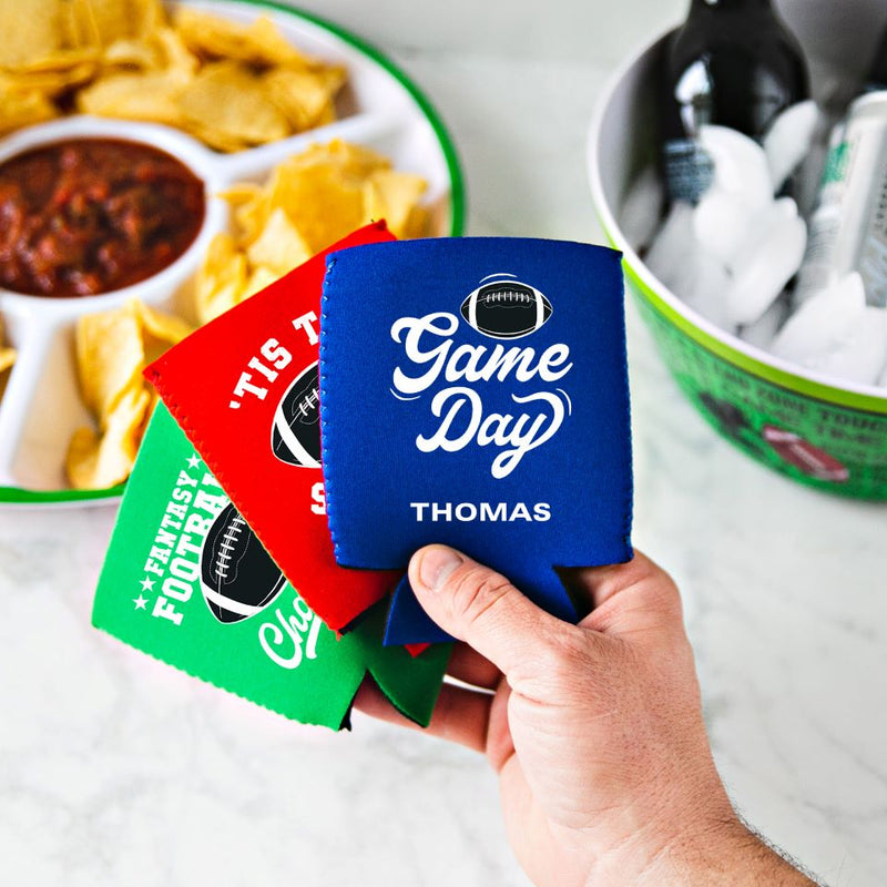 Personalized Football Koozies -  - JDS