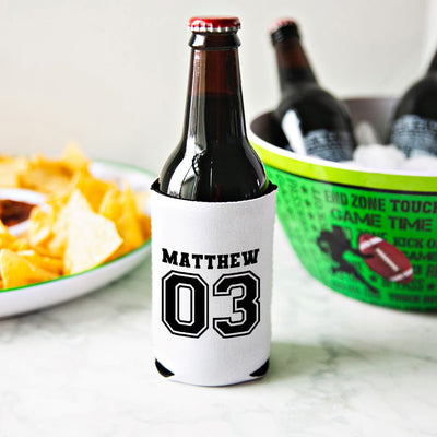 Personalized Football Koozies -  - Wingpress Designs